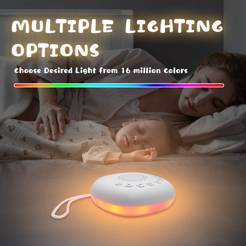 Portable White Noise Sleep Aid with Night Light