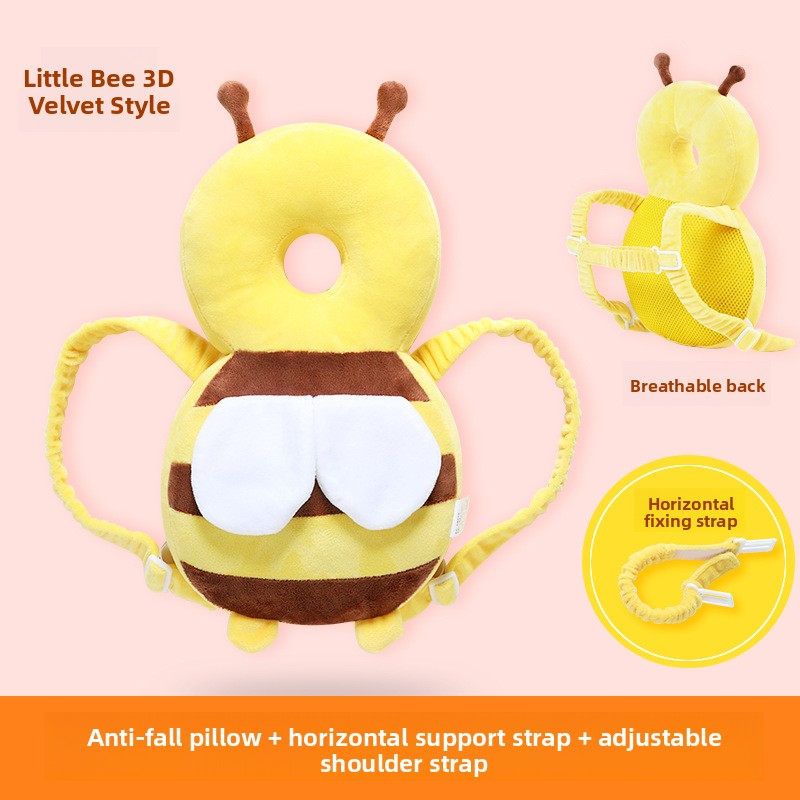 Baby walking headrest
