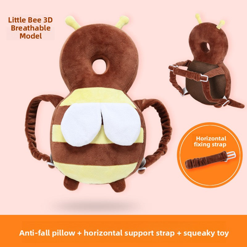 Baby walking headrest