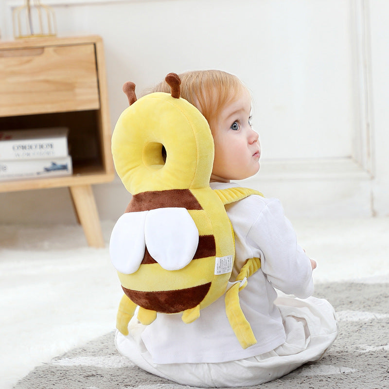 Baby walking headrest