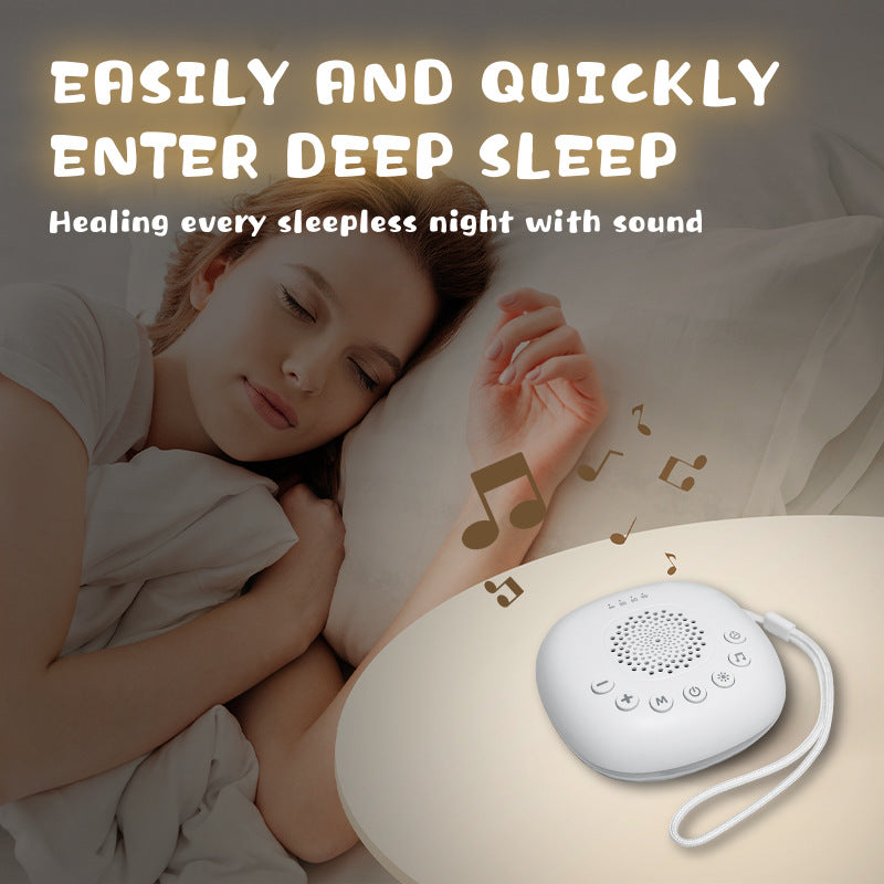 Portable White Noise Sleep Aid with Night Light