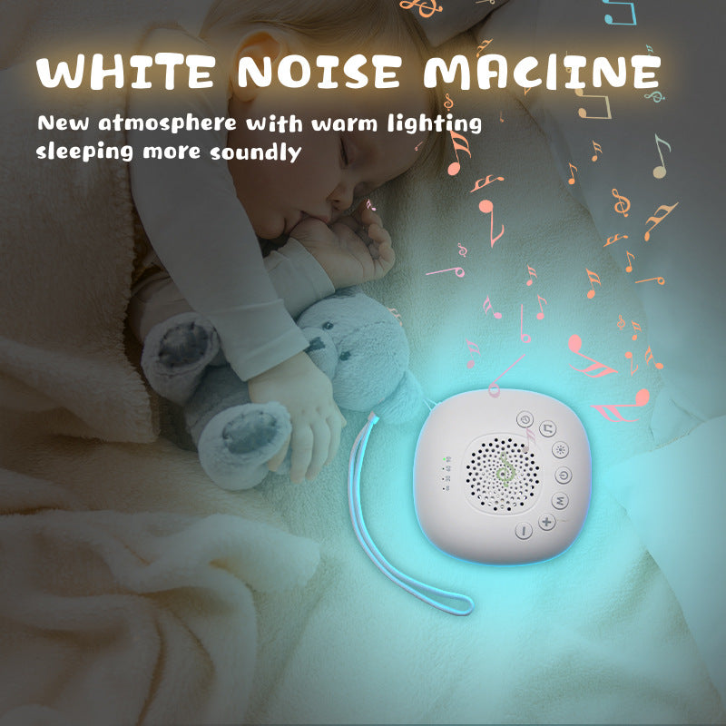 Portable White Noise Sleep Aid with Night Light