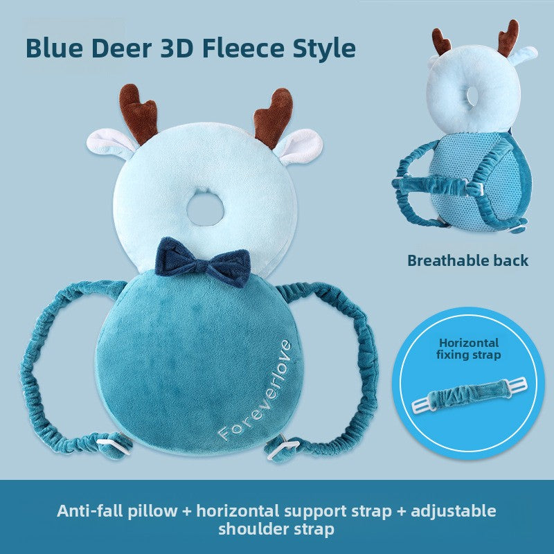 Baby walking headrest