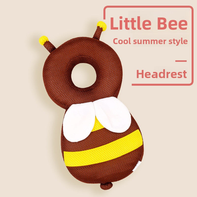 Baby walking headrest