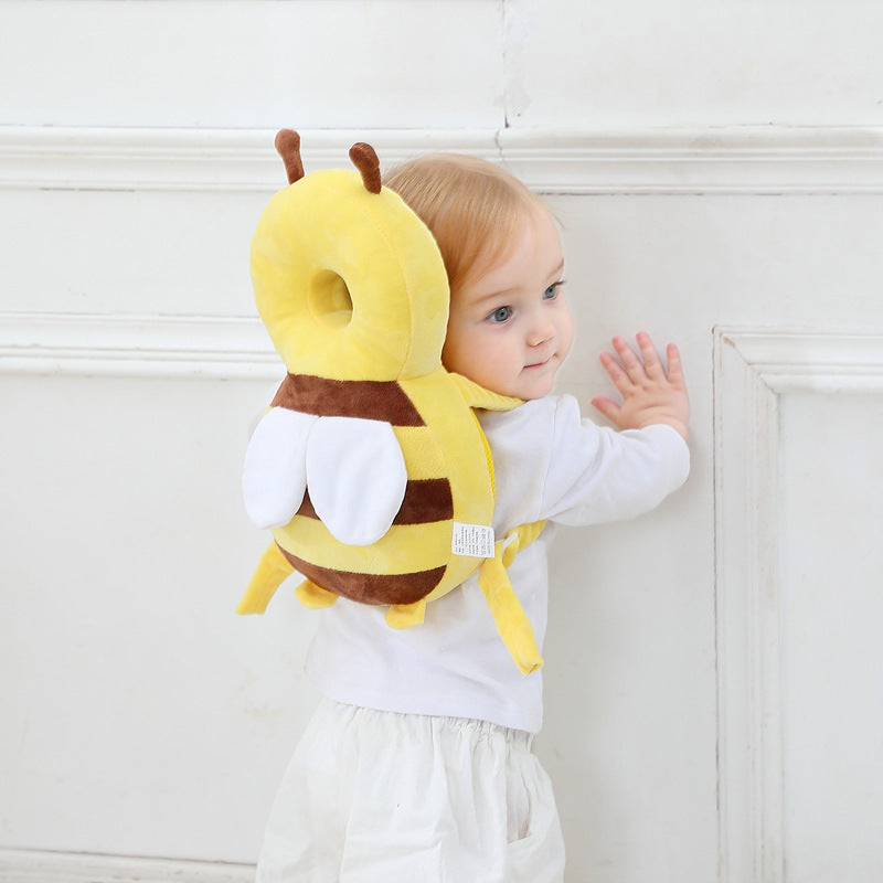 Baby walking headrest
